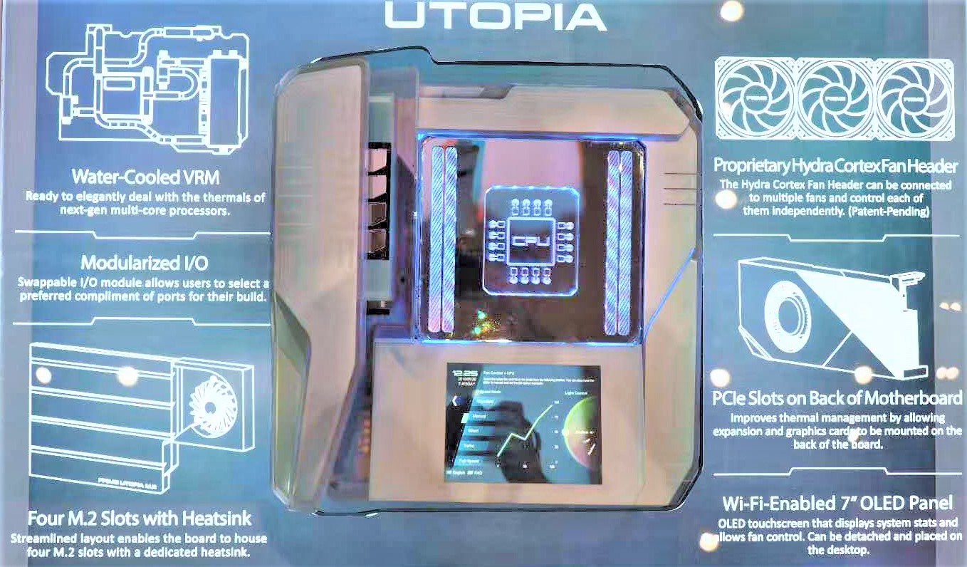 华硕Prime Utopia 概念主板