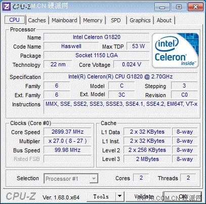 250块/核显大爆发 Haswell赛扬G1820评测
