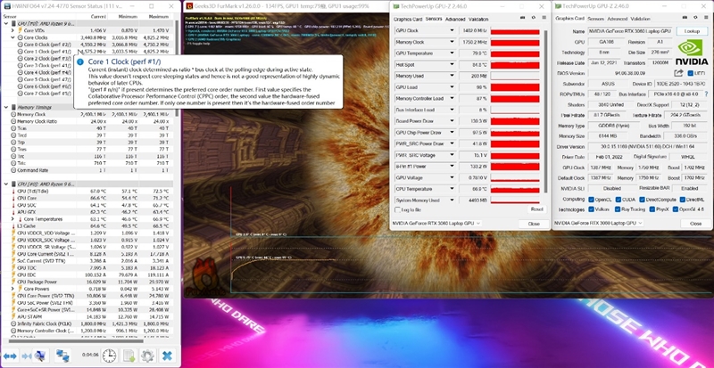 AMD还得加把力！77W的i7-12700H对决90W的锐龙9 6900HX