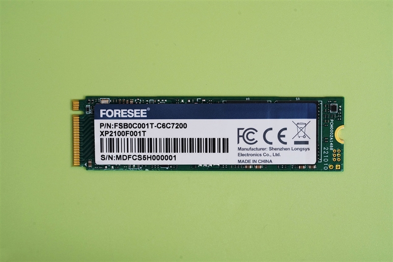 全盘写入稳得一条线！江波龙FORESEE XP2100 1TB SSD评测：读取高达5.5GB/s