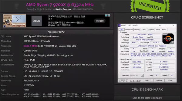 6.3GHz锐龙9 7900X登顶大胜7.1GHz i9-14900KF！感谢AVX-512