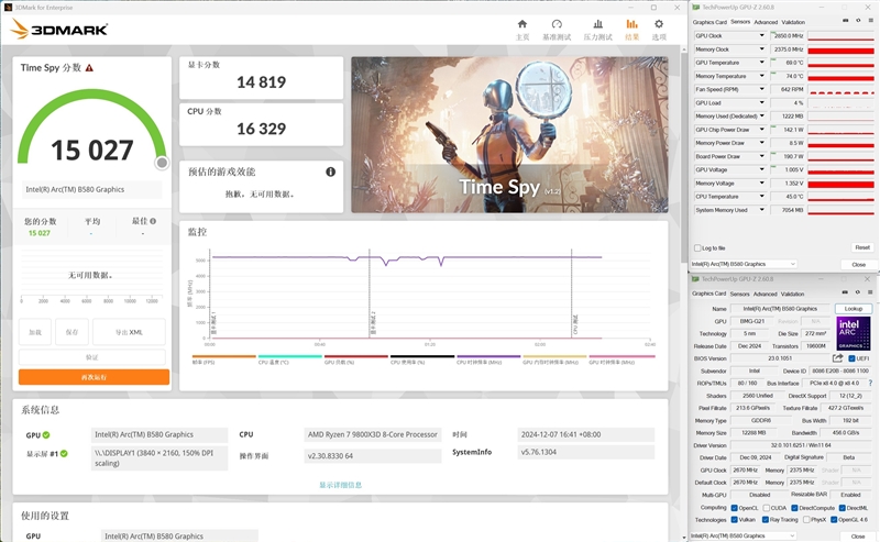 大显存性价比碾压RTX 4060！Intel锐炫B580首发评测：光追性能已远超AMD