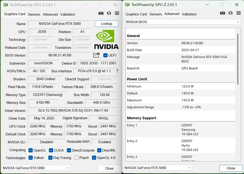 映众RTX 5060曜夜显卡评测：RTX 4060的价格 性能强于RTX 4060 Ti