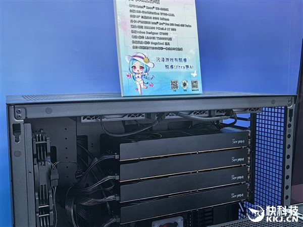 四卡八芯192GB显存！铭瑄秀Intel锐炫Pro B60显卡工作站