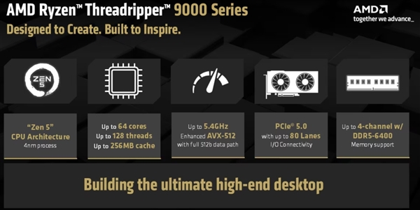 1499美元起步 完爆Intel至强！AMD线程撕裂者9000系列发烧级桌面CPU售价公布：7月31日上市