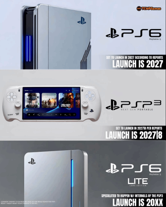 PS6全方位泄露汇总！发售日期曝光 核弹级别的配置