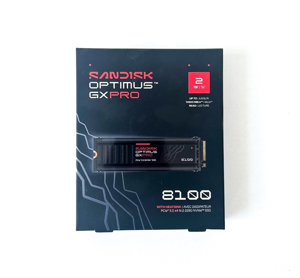 闪迪完美旗舰PCIe 5.0 SSD OPTIMUS GXPRO 8100 2TB实测：极速14.9GB/s、温度有惊喜
