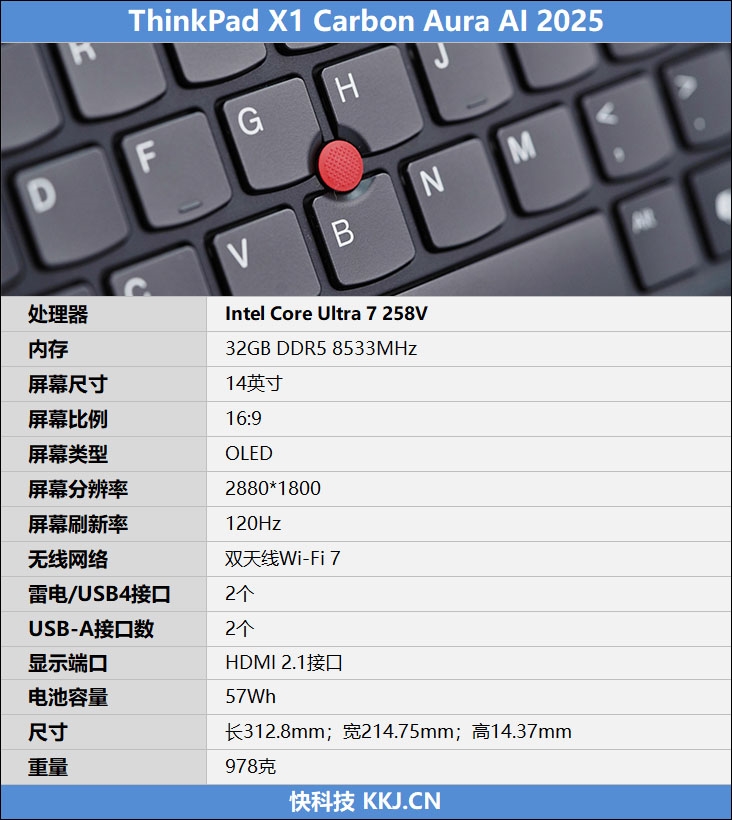 联想ThinkPad X1 Carbon Aura AI 2025评测：酷睿Ultra 200V颠覆商务本！不止能办公