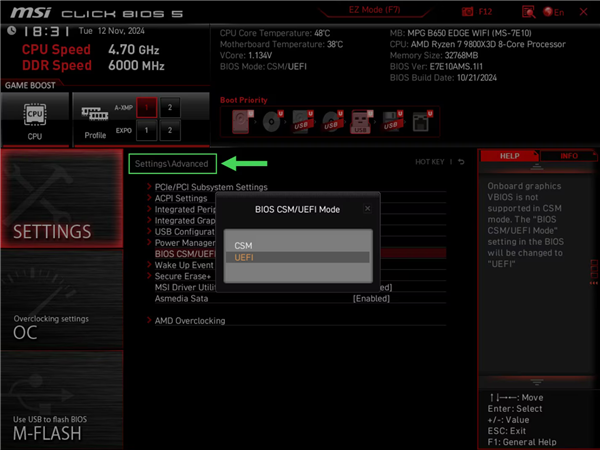 AMD RX 9000系列显卡不再支持老BIOS CSM主板！教你一招打开UEFI