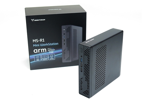 铭凡推旗下首款Arm迷你机MS-R1：基于国产此芯P1！配备PCIe x16插槽